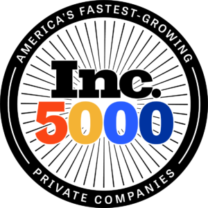 Badge for Inc. Magazine's 5000 Fastest-Growing Private Companies in America for 2020