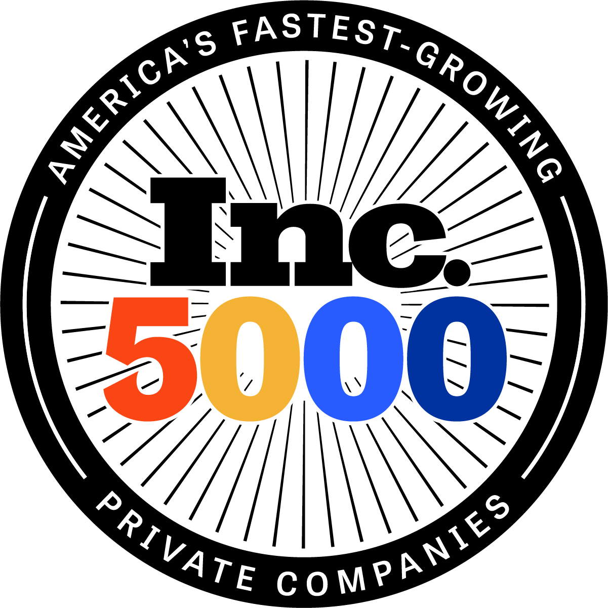 Badge for Inc. Magazine's 5000 Fastest-Growing Private Companies in America for 2020