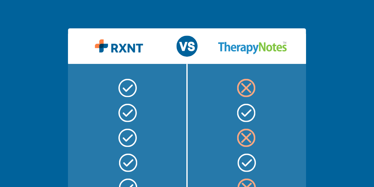 RXNT Vs. Therapy Notes GEO Blog
