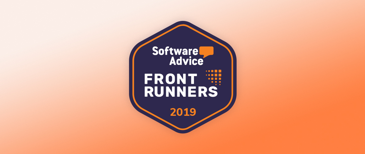 2019 FrontRunners Gartner Software Advice logo