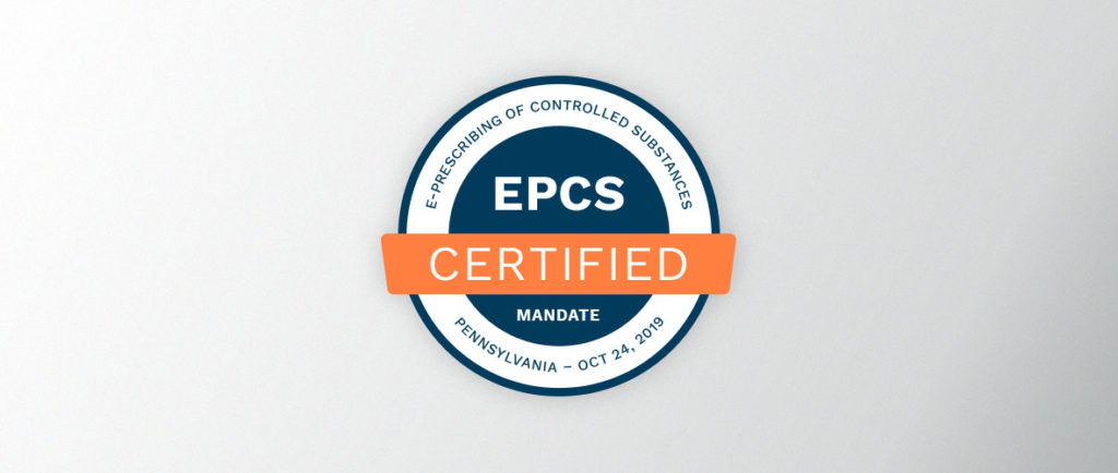 RXNT's e-prescribing solution is EPCS-certified for the PA EPCS mandate on October 24, 2019
