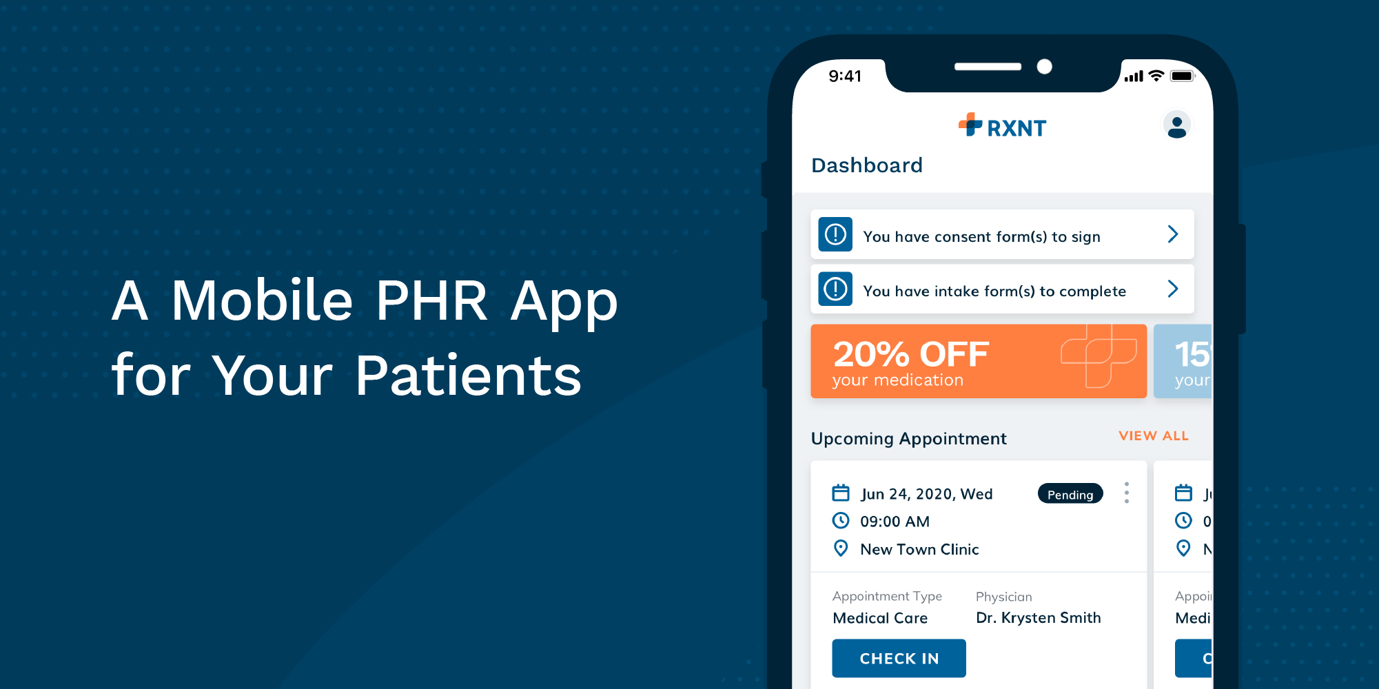 Patient Health Records app