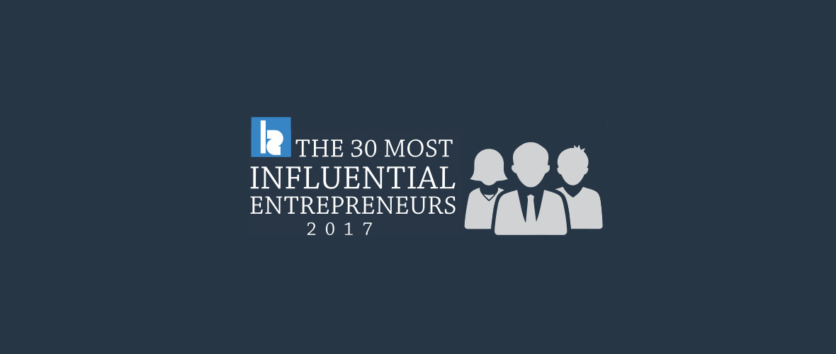 The 30 most influential entrepreneurs of 2017 logo