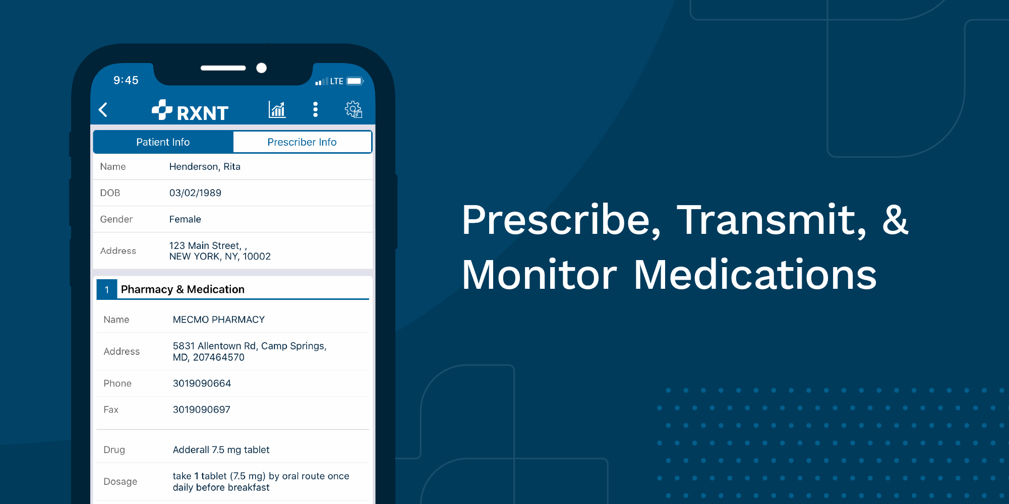 E-Prescribing app