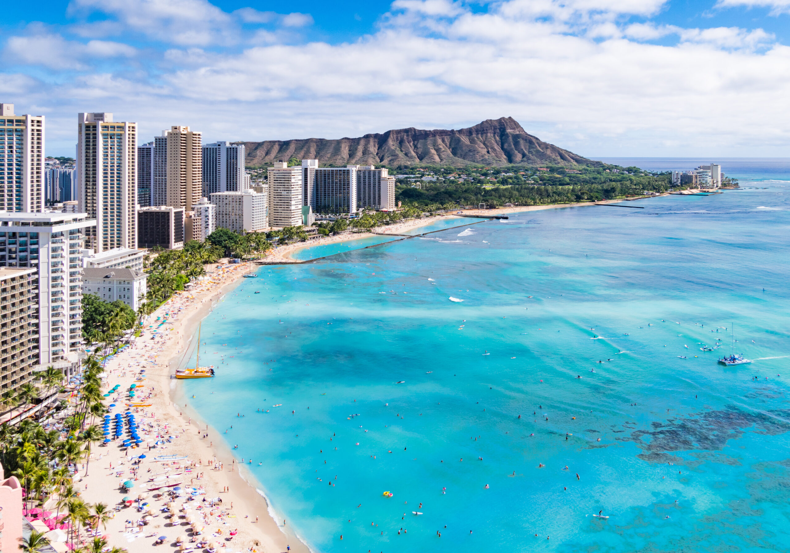 Honolulu Hawaii beachfront