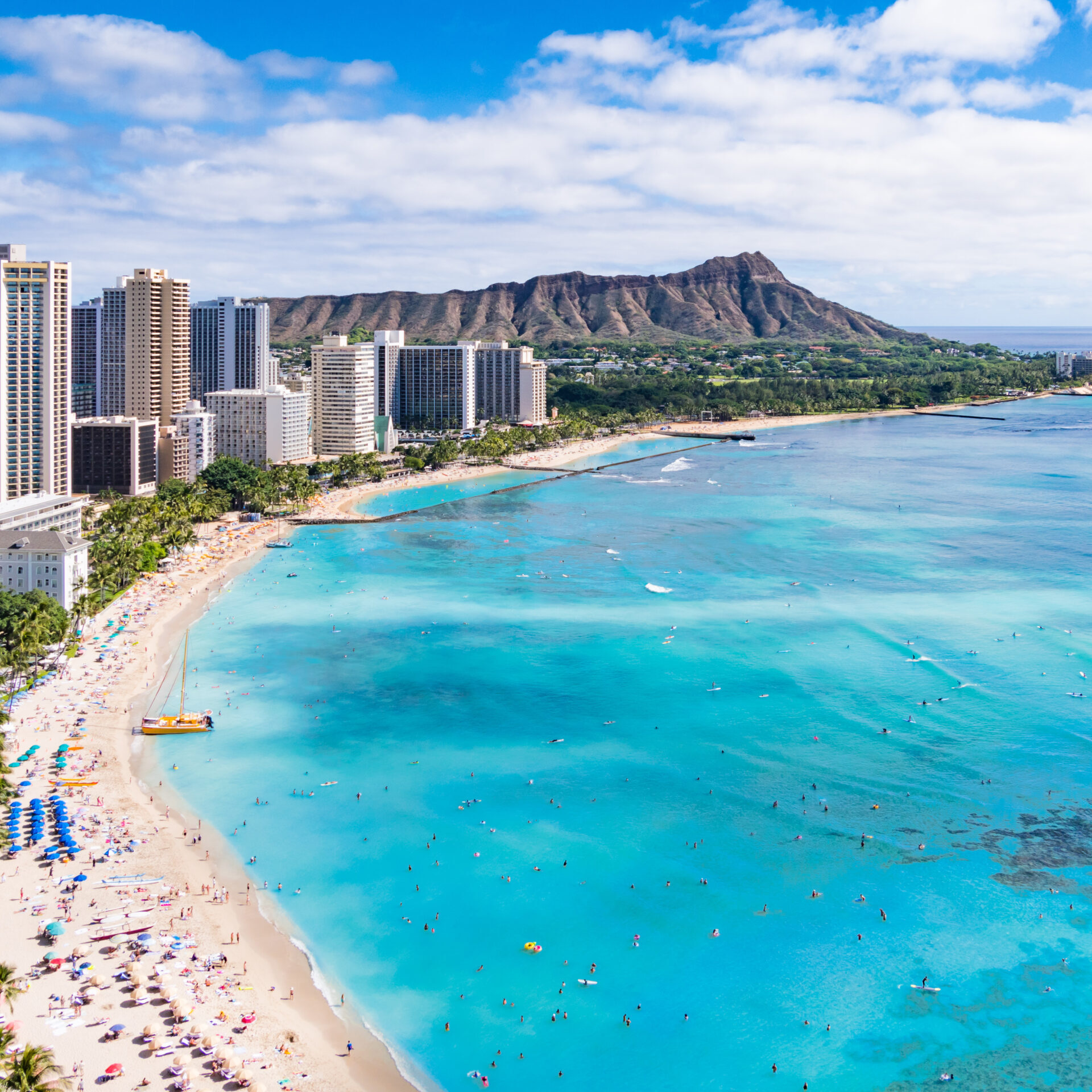 Honolulu Hawaii beachfront