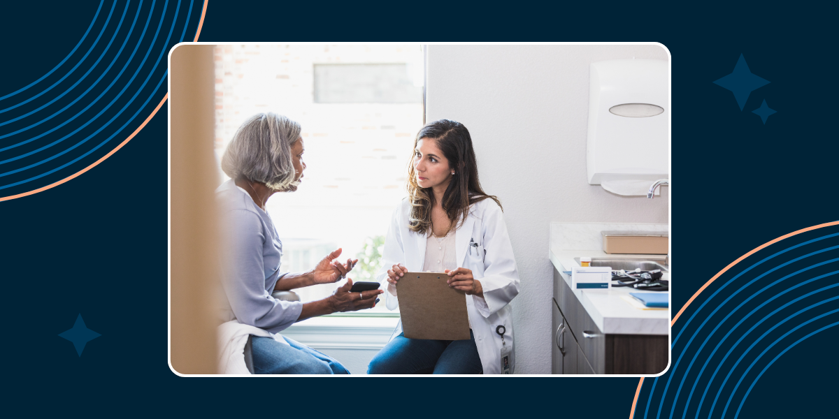 Navigating questions from AI-informed patients