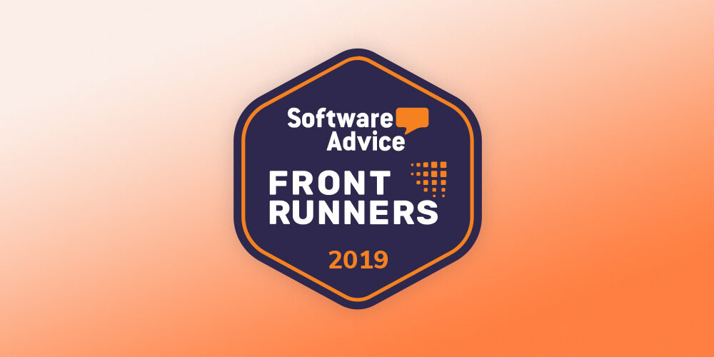 2019 FrontRunners Gartner Software Advice logo