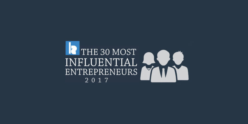 The 30 most influential entrepreneurs of 2017 logo