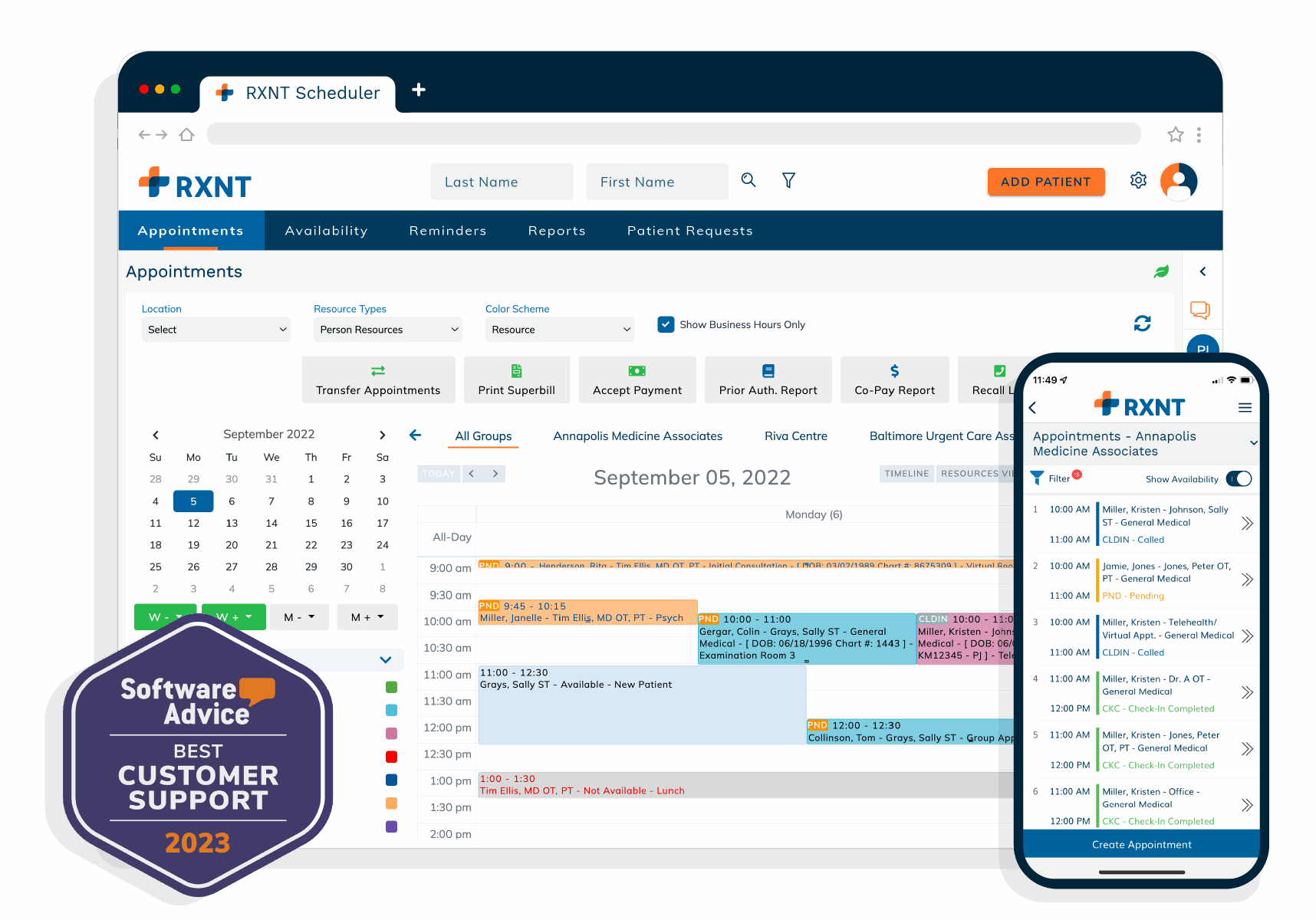 Scheduling Mockup V2